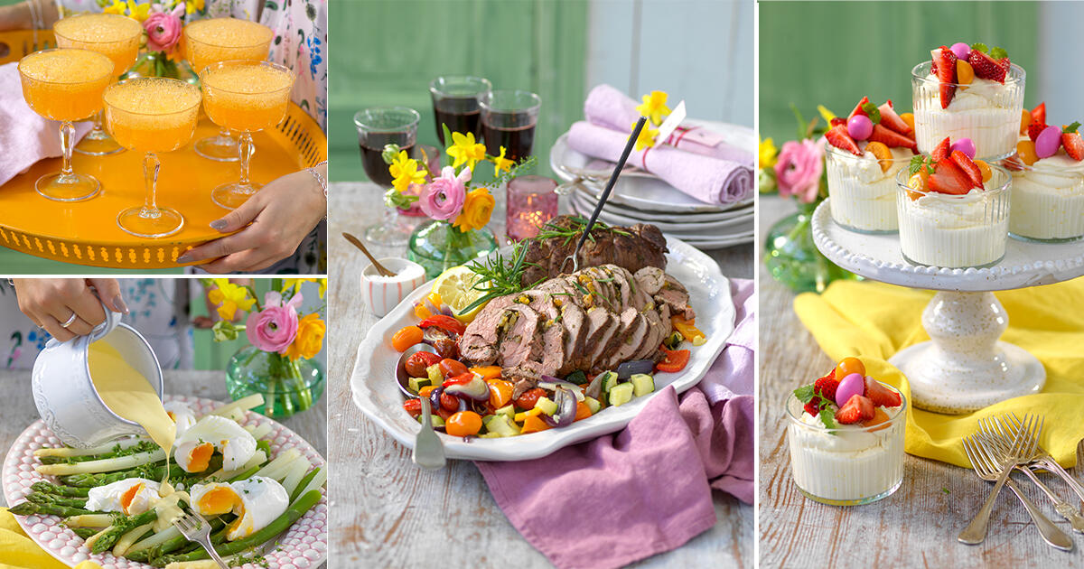 Färsk sparris, lamm & vit chokladmousse: Bjud på härlig påskmeny med vårens goda smaker