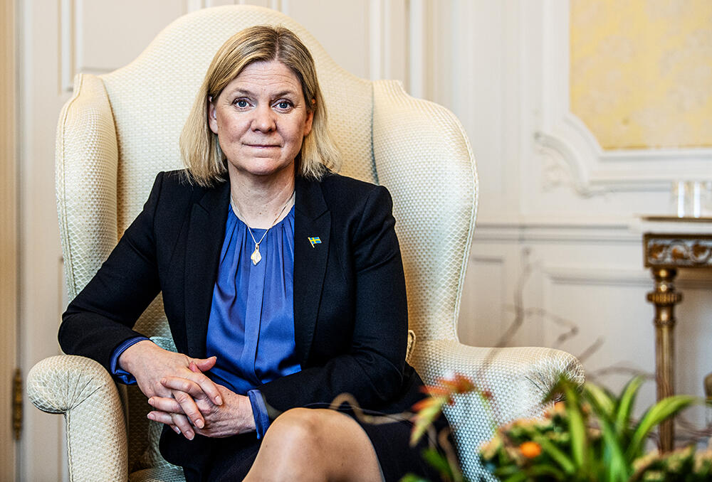 – Till slut blev jag statsminister. Men det i sig har inte varit ett mål, utan drivkraften har varit att bidra till ett rättvisare Sverige, säger Magdalena Andersson när vi träffar henne.