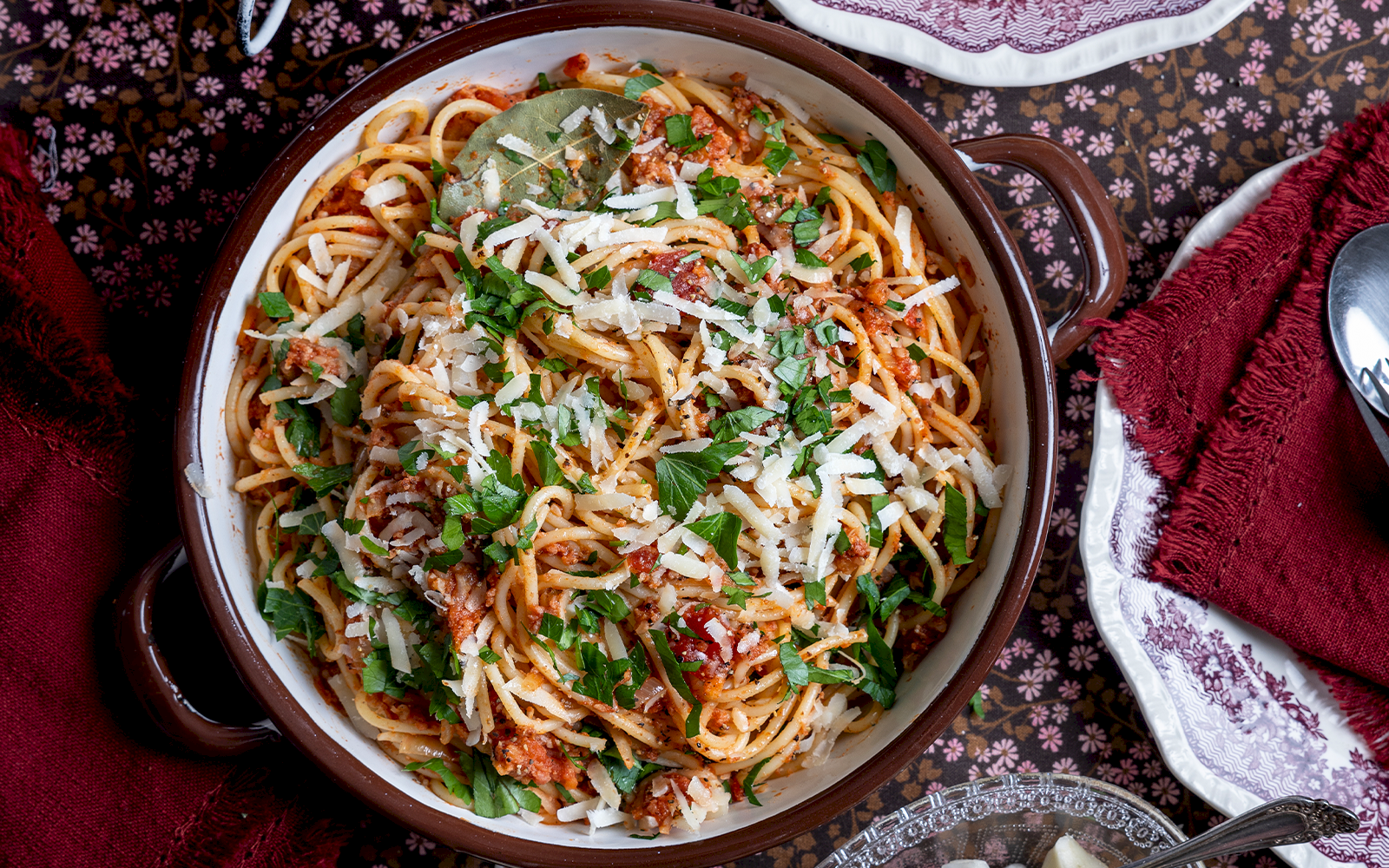 Pasta bolognese med isterband