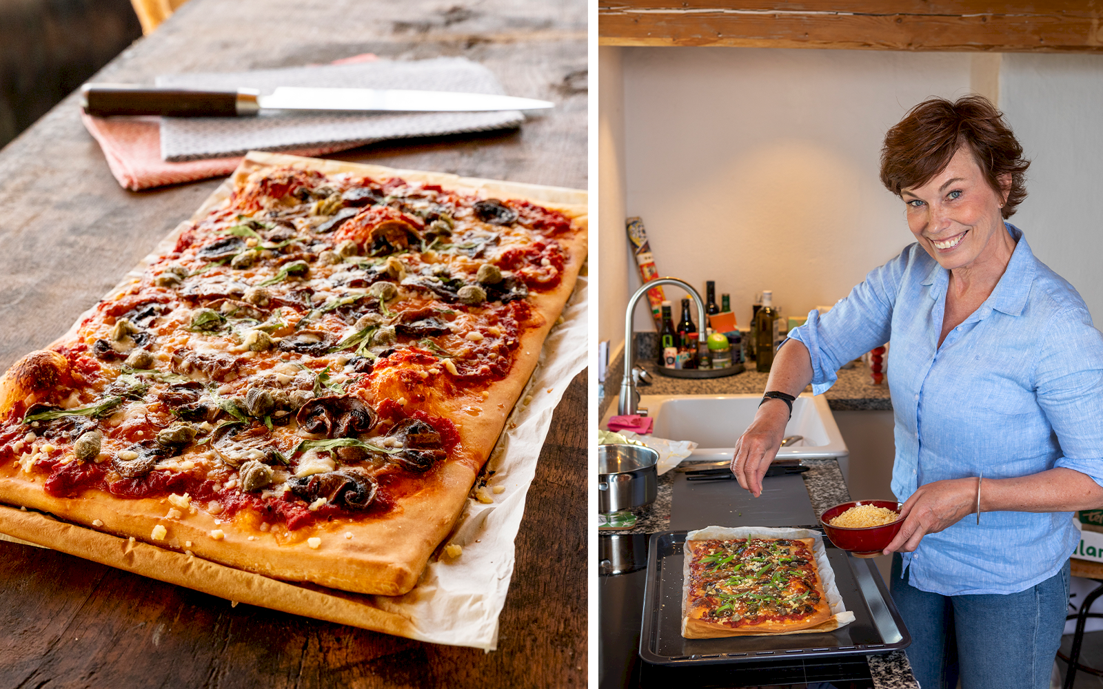 Pizza med svamp – Mischa Billings recept