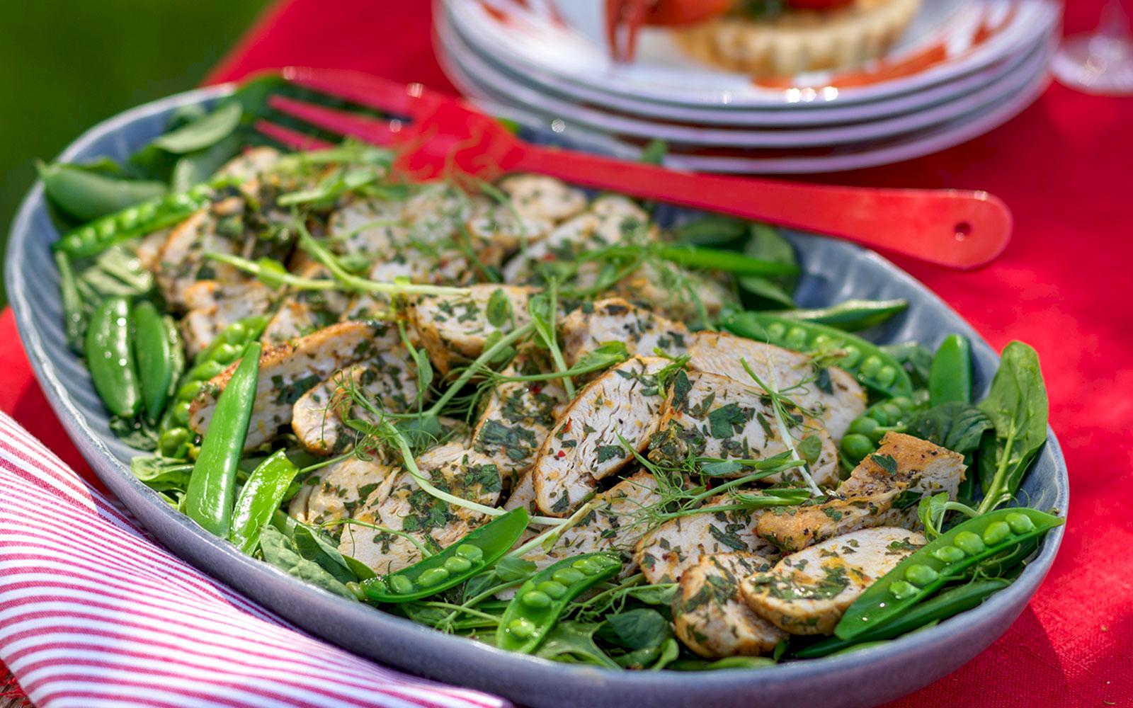 Persiljemarinerade kycklingfiléer