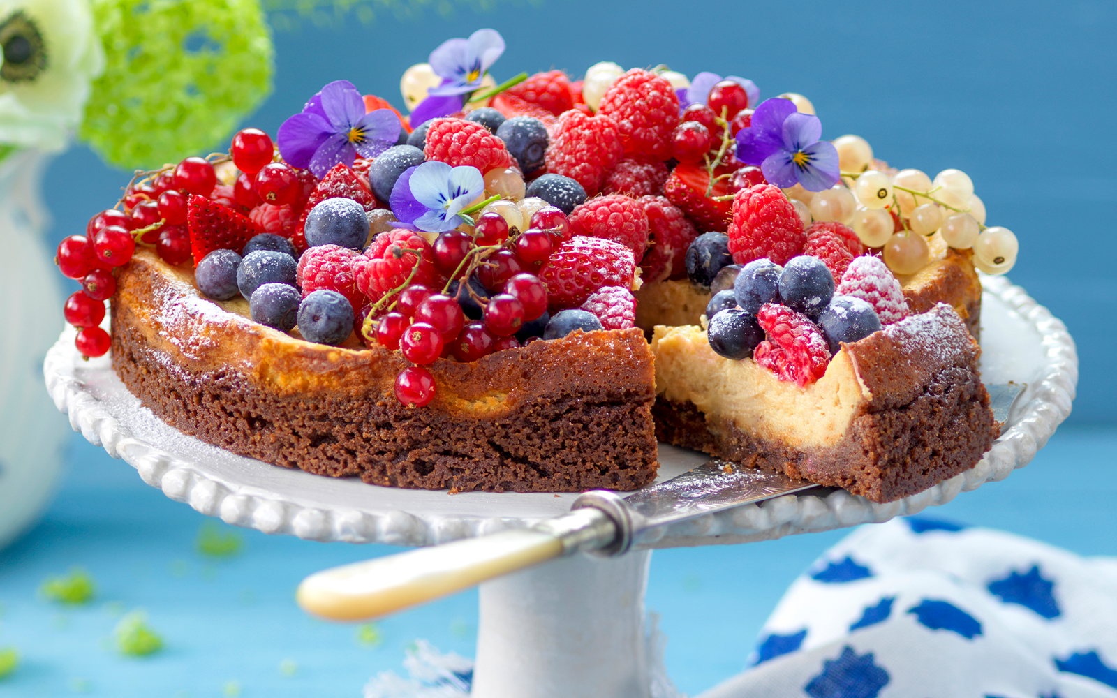 Kolacheesecake med botten av Ballerinakex