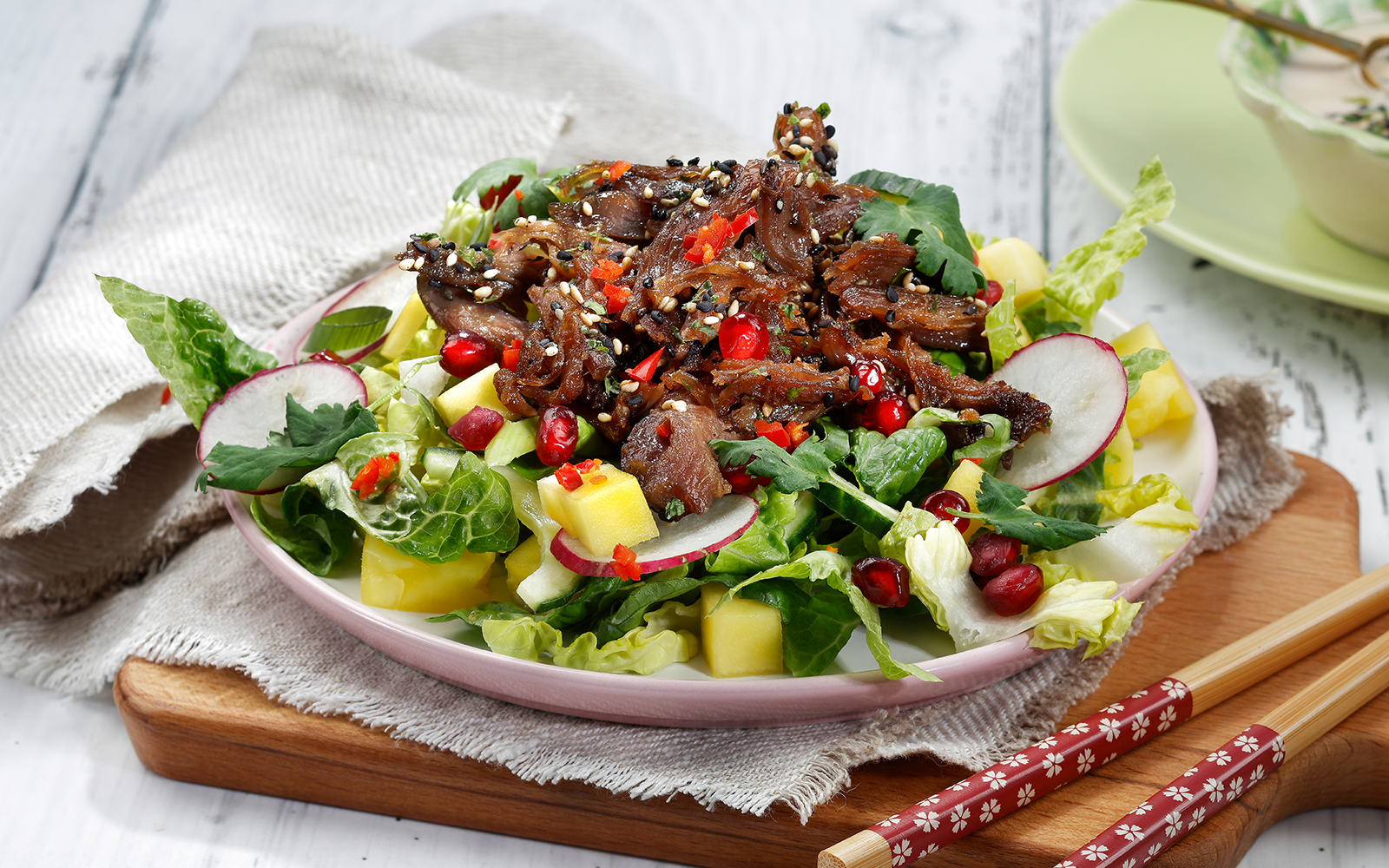 Anka med gomadressing