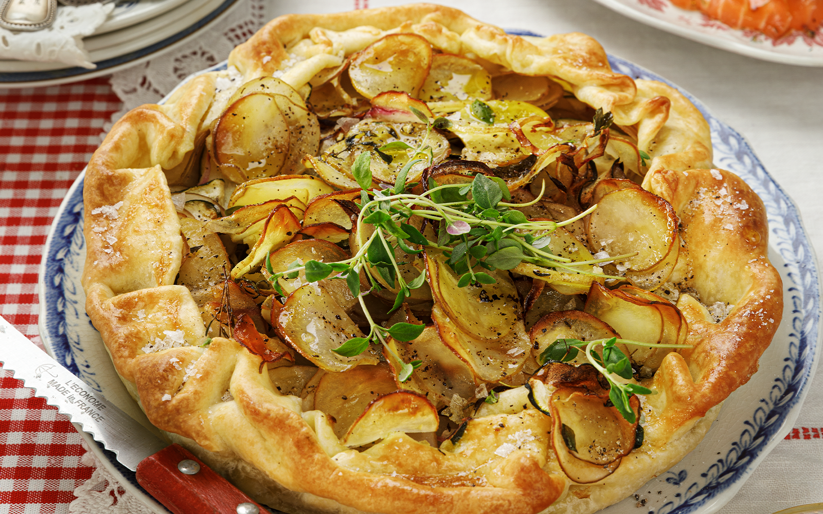 Enkel friformpaj med potatis