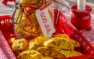 Glutenfria saffransskorpor med choklad