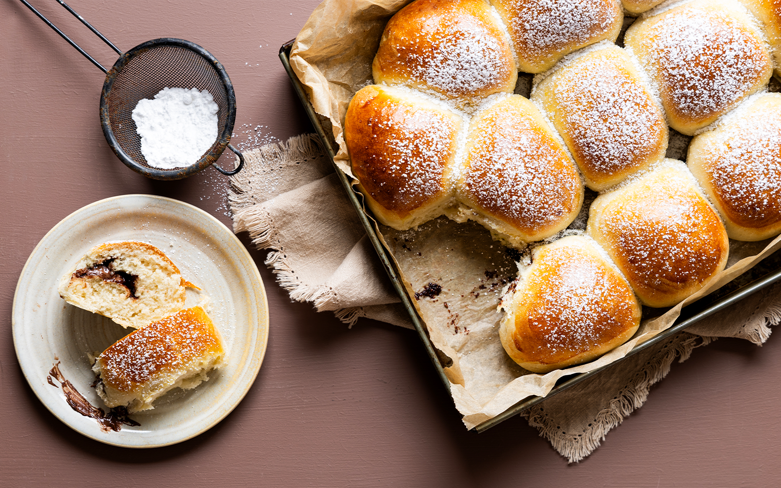 Luftiga Nutellabullar