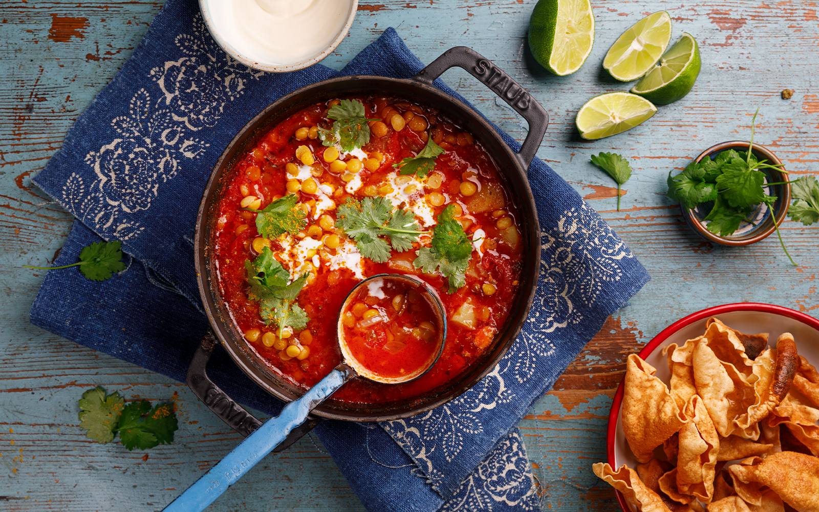 Lättlagad och krämig linssoppa