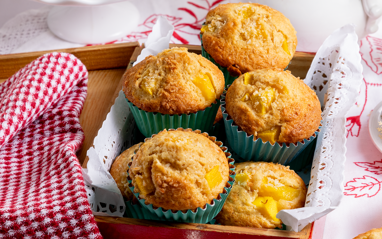 Mangomuffins med kokos